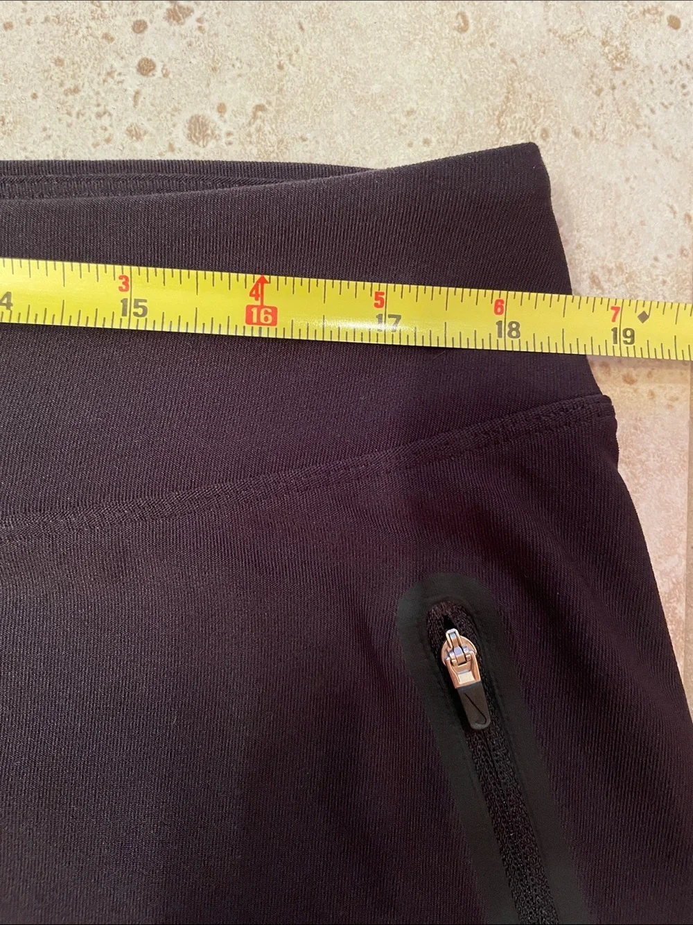 Nike Golf Tour Performance Black Active A-Line Skort with Zipper Pockets